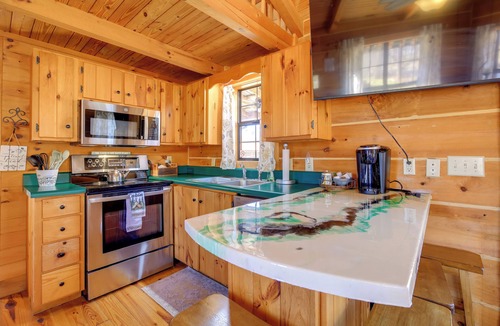 Damascus Cabin | Steps to Virginia Creeper Trail: Creekside Retreat