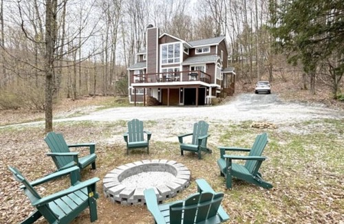Stratton Mountain House | Stratton Mountain Home - Hot Tub, Fire Pit & Game Loft
