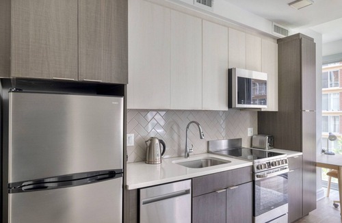 Capitol Hill Apartment | Sweet SW Waterfront 1BR w/Gym & Roof Pool, nr Train, by Blueground
