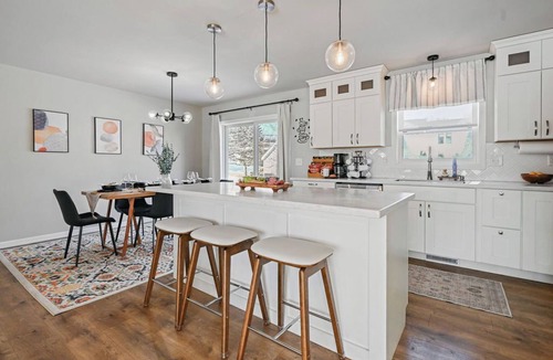 Wausau House | The Ultimate Playhouse: Heated Pool-Fireplace-Game Room-TheaterLounger-2Dogs OK