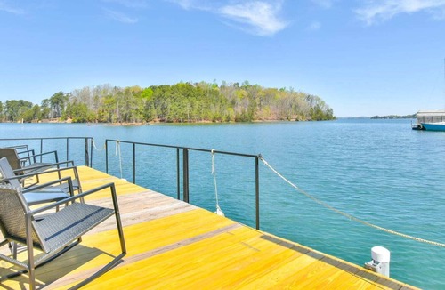 Flowery Branch House | Tranquil Retreat with Private Dock on Lake Lanier