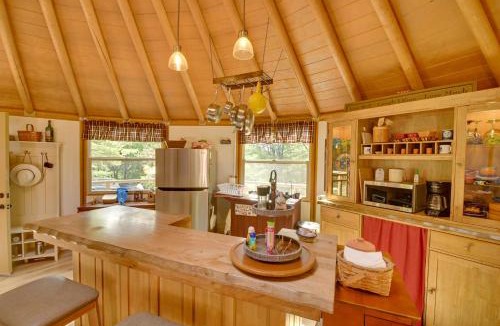 Harrison House | Unique Yurt Cabin Experience in Woods w/Hot Tub
