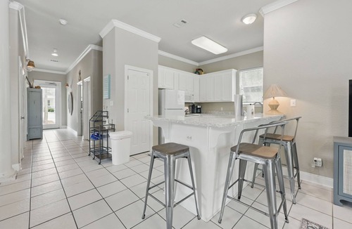 Village of Sugar Beach House | Vacation Starts Poolside–Heated Private Pool & Golf Cart Available