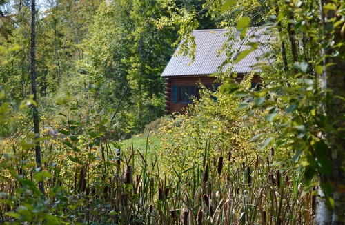 Victory Cabin | VT Log Cabin,NEK,St. J,Snowmobiling, East Burke, Mountain Bike,Pond View