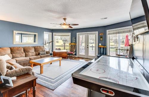 Lake Secession House | Waterfront Getaway w/Fire Pit + Game Room!