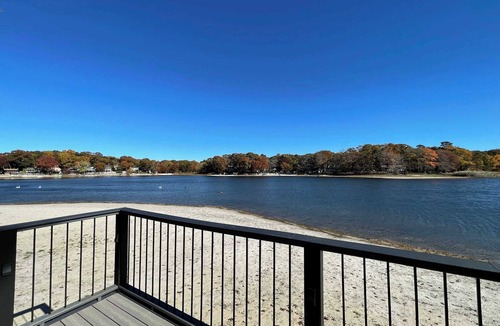 Ridge House | Waterfront Home w Private Beach & Firepit | Lake Panamoka