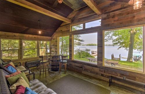 Weyauwega House | White Lake Home w/Patio, Fire Pit, Boat Dock!