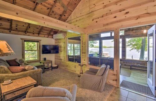 Weyauwega House | White Lake Home w/Patio, Fire Pit, Boat Dock!