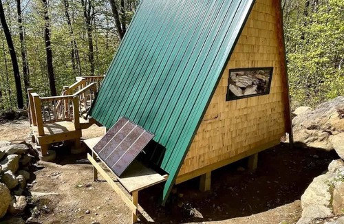 Stoneham Cabin | White Mountains Forest A-Frame | Stars + Firepit
