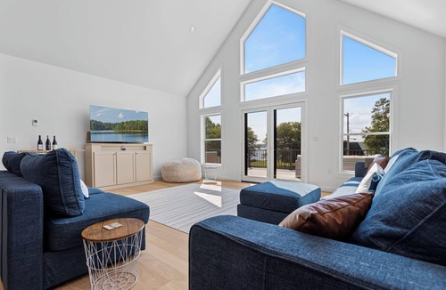 Romulus House | Your modern Seneca Lake escape with private beach access, lake views, and the perfect setting for Finger Lakes fun