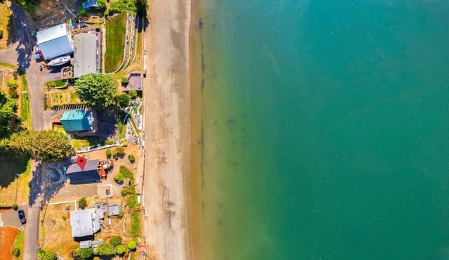2BR Beachfront A-Frame Retreat | Deck, Views & BBQ