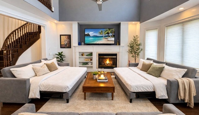 8 Bedrooms · THREE Kitchens · 20-ft Great Room · Game Room · Pearson ~15 Min in Brampton