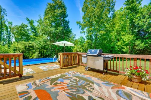 Browns Summit Vacation Rental w/Fire Pit!