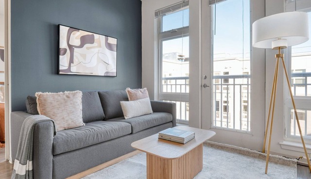 Charming Somerville 2BR w/W/D, Gym & Roof, nr Assembly T, by Blueground