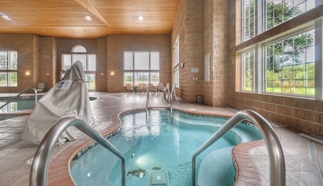 Cozy Suite Escape! 2 Units w/Pool, Gym, Trails & Wisconsin Wilderness View!