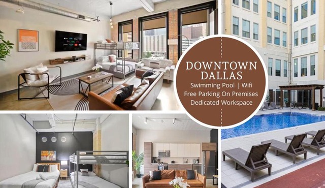 Downtown Dallas Stay with Pool & Theater