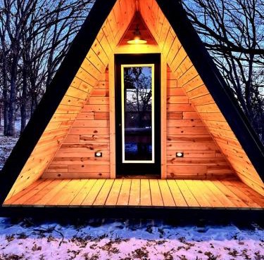 Gorgeous A-Frame with Panoramic Views, Nestled Atop White Oak Ridge, Wisconsin