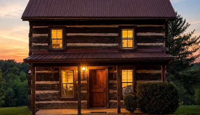 Historic Quaker Log Cabin. Pet Friendly!