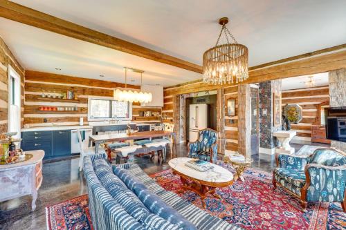 Hot Tub & Fire Pit! Eclectic Ulster County Cabin
