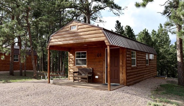 Impressive Wooden Cabin Placed in a Secluded Area in Rapid City, South Dakota