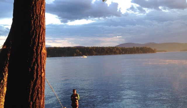Lake Winnipesaukee classic fall retreat featured by Yankee Magazine.