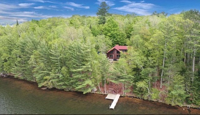 Log Cabin on Lake-3 Acres of Total Seclusion in Saint Germain