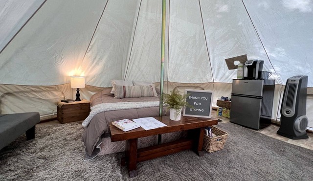 Lovely Bell Tent for Memorable Glamping Weekends in Conneticut
