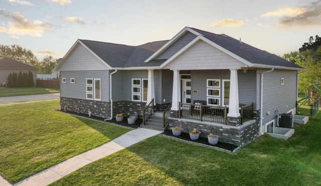 Modern comfort, small town charm. Room for all to visit, rest retreat or create