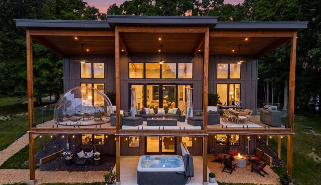 Modern Design w/Hot Tub, Sauna, Dome & Game Room