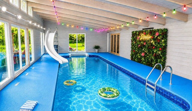 OMG! Indoor Pool, 2 Pickleballs, Pond, 8 Bedrooms, 8 Baths, 15 Beds, 8.8 Acres