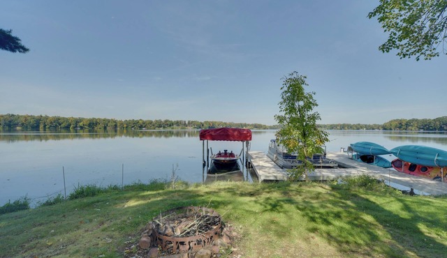 Pet Friendly - Rice Lake Home w/Private Dock!