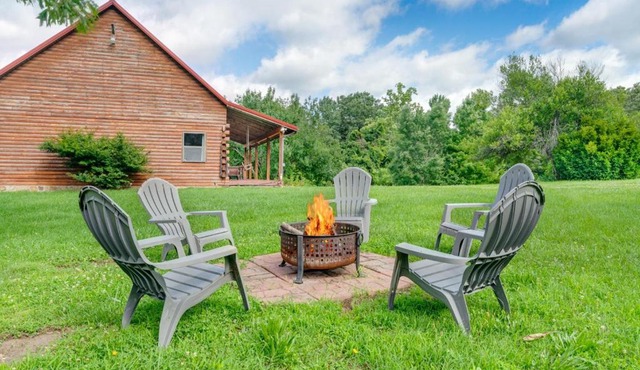Secluded Harrison Retreat w Fire Pit and Deck