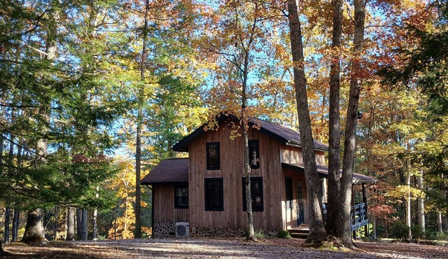 Secluded ridge top wilderness retreat with fast wifi and all the comforts