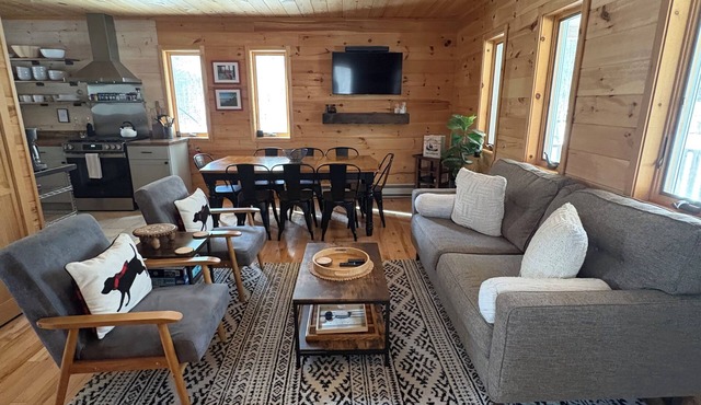 Secluded Riverfront Cabin - 5 Min to Whiteface. in Wilmington