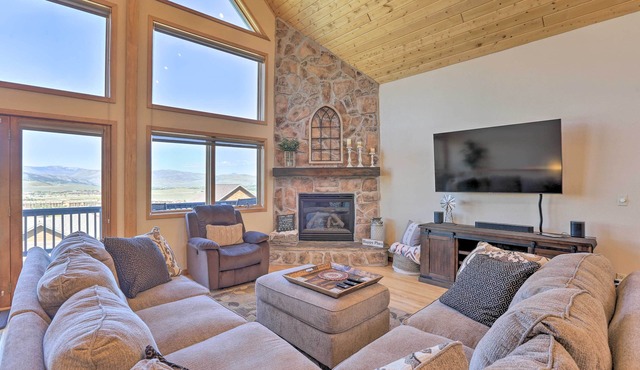 Ski + Bike: Home w/Deck & Hot Tub in Granby!