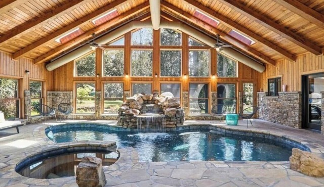 Spacious 5-bedroom house with indoor pool oasis and backyard paradise in Atlanta