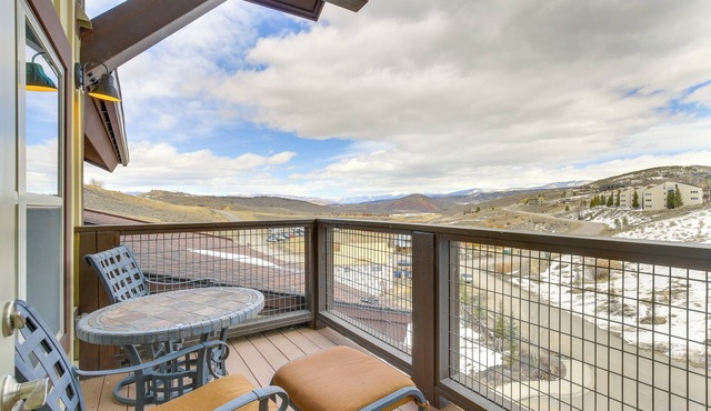 Steps to Ski Lifts: Base Camp One Resort Condo