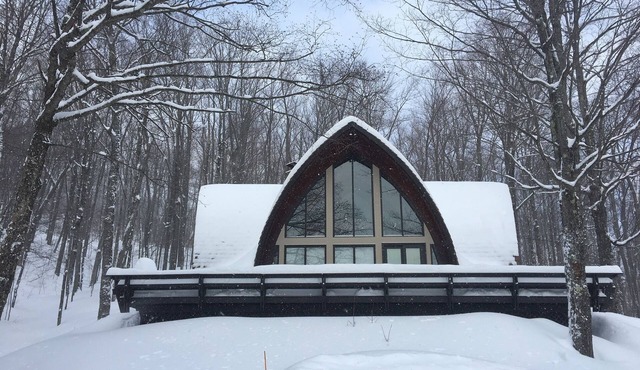 Stratton Mountain Home Hot Tub, Fire Pit and walk to the mountain.
