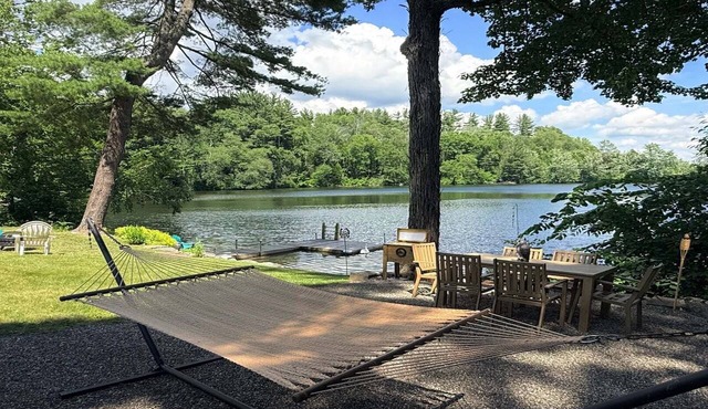 Sunny Waterfront Cottage with Boats and Fun Lake Toys!