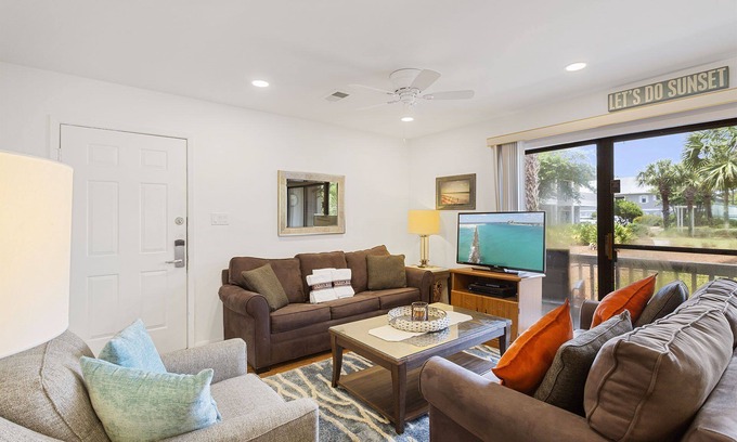 Seagrove Beach Condo | Beachwood Villas 5E - Heated Community Pool, Tennis Courts, Steps to the Beach!