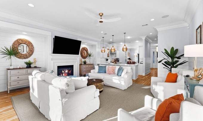 WaterSound West Beach House | Book a Fall Getaway Today! Lakeside Views! Community Pool! Carriage House!