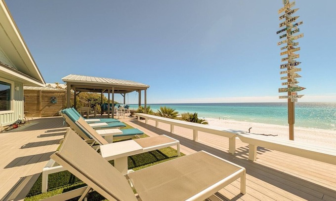 Seagrove Beach House | East of the Sun, Gulf Front! Next to Seaside, Available October 25 - Nov 13!