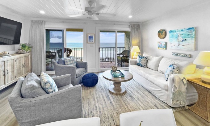Seagrove Beach Condo | "Endless Waves-208" | Beachfront | Stunning Beach Views | Bike to Seaside