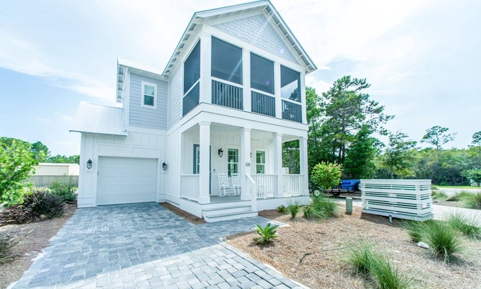 Grayton Beach House | 🏝️Luxury 30A-Take the Tram to Grayton Beach-4 Bikes-4BR GRAYTest 30A Beach House