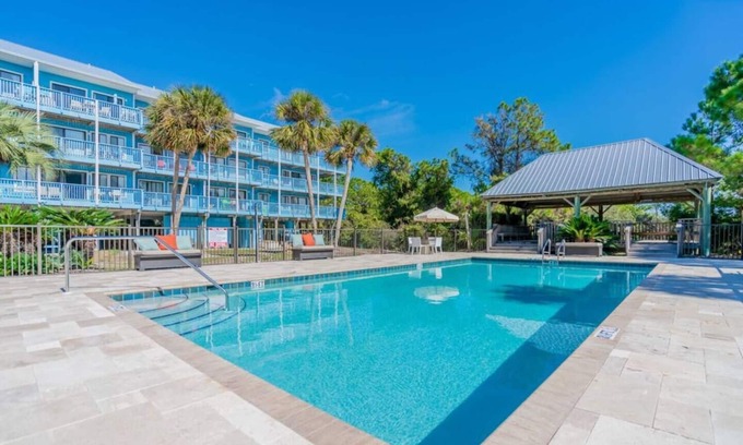 Seagrove Beach Condo | Walk to the beach! 2 bedroom 2 bath condo with a loft.