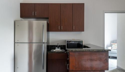 One-Bedroom King Suite with Mobility/Hearing Access and Roll-In Shower, No Smoking